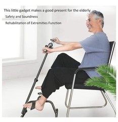 Pedal Exerciser Seniors Adjustable Equipment Fitness Home Use Arm Leg Exercise