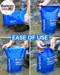 Ultra Gravity Water Bag, Compatible with Water Filter & Water Filtration System,