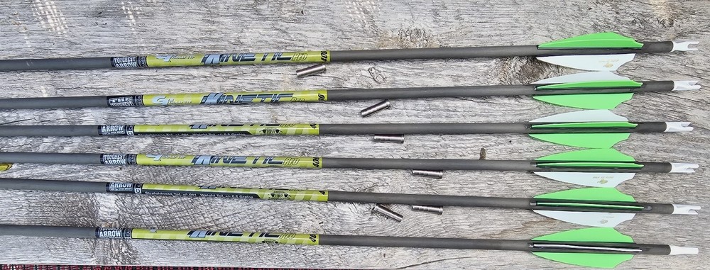 KINEDIC PROS 1 DZ VANES COLOR VARIES ARROWS GOLD TIP