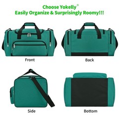 Sports Duffel Bag 20 inch for Travel Gym – Green 20 inch – 1.0