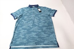 Greyson Golf Icon Camo Polo Mens Size Medium Aegean Regular New INV13106957