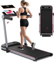 Folding Electric Treadmill with Handle Folding Treadmills – Foldable Running Tre