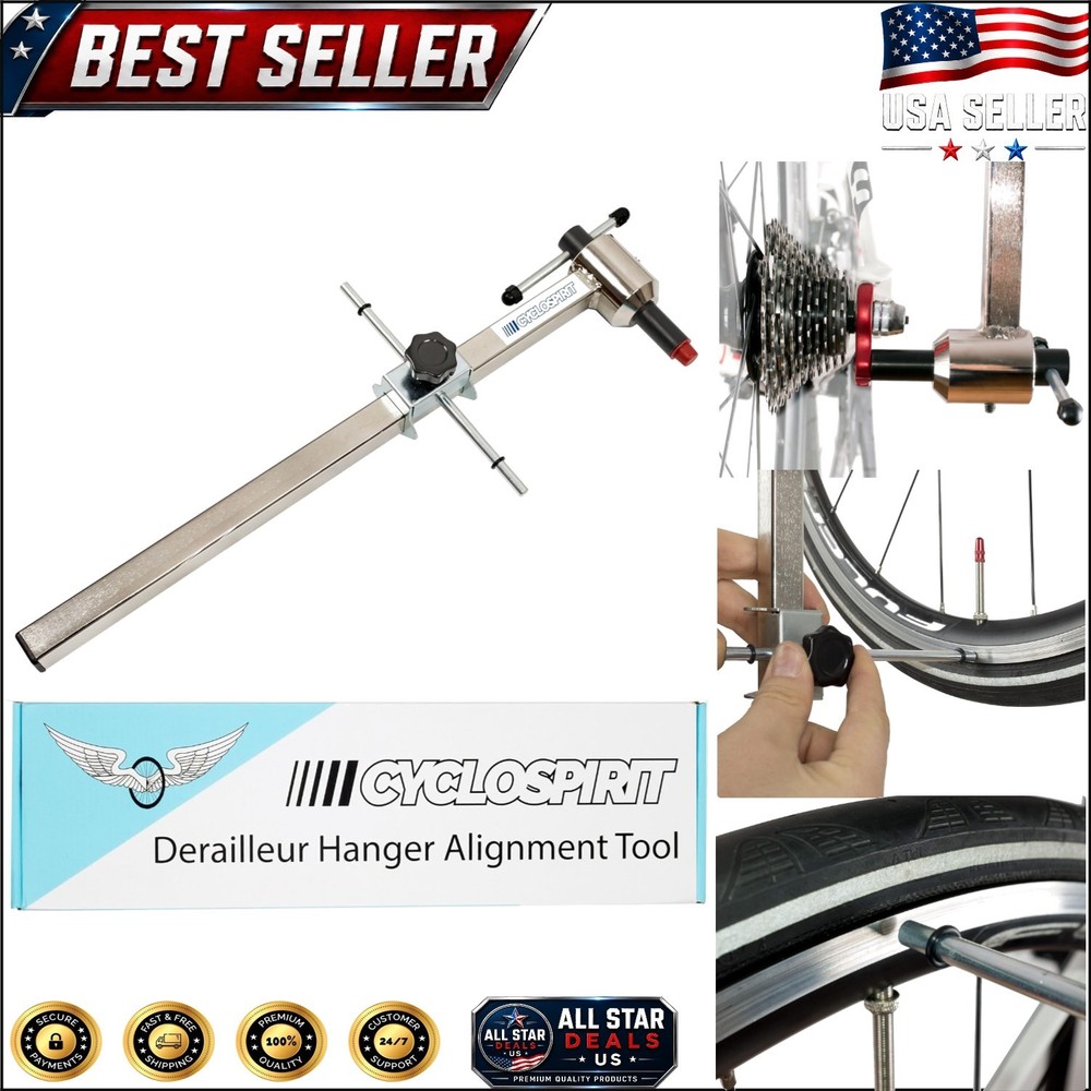 Durable Derailleur Alignment Tool with User Manual for Effortless Adjustments