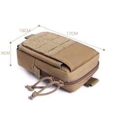 Universal Tactical Military Molle Cell Phone Holster Pouch Waist Pack Belt Bag