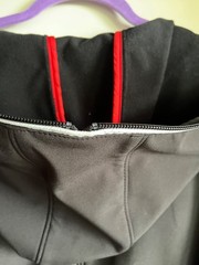 Bogner Fire & Ice hoodie Individual XL black poly elastane Deer Valley NWOT