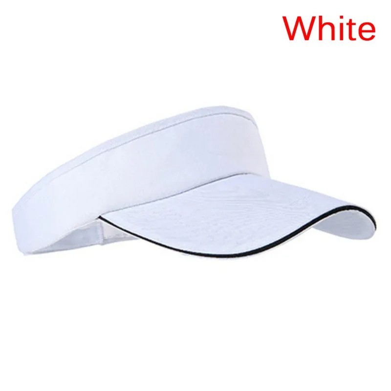 Unisex Adjustable Sun Visor Hat Breathable Cap Golf Tennis Outdoor Sport