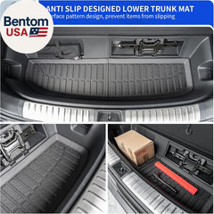 Floor Mats Compatible with 2020-2025 Hyundai Palisade Cargo Mat Cargo Liner Back