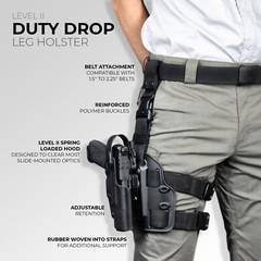 Level II Duty Drop Leg Holster fits Springfield Armory Echelon 4.5 »