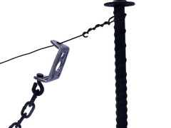 (12) HAGz Bracket – Multi Use Trap Stabilizer, Stake Swivel & Slide Drowner Lock