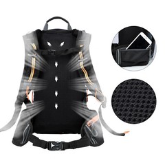 WEST BIKING Waterproof Bag Cycling Hiking Hydration Pack Backpack 10L Orange