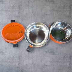 DRY STORAGE Stainless Steel 2 Seperate Single Layers Plastic Covering