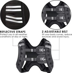 Ergonomic Adjustable Weighted Vest for Men & Women 8-30 lbs – Ultimate Comfort
