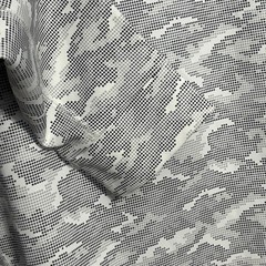 Cutter & Buck 1/4 Zip Pullover Traverse Camo Gray White Kentucky Downs Shirt M