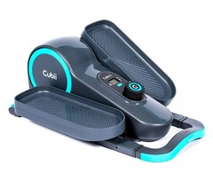 Cubii Go Seated Elliptical w/ Wheels Handle & Mat – NAVY – FREE SHIPPING SALE