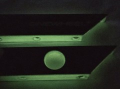 Onewheel+ XR Rails Powder Coated In Glow In The Dark With Rail Guards In Black