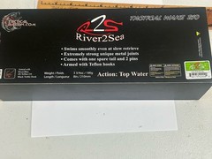 DISCONTINUED River2Sea Tactical Wake 210 01 RAINBOW TROUT 8&Prime; Topwater Wake bait