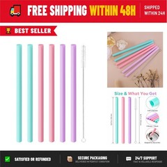 Joshey 6PCS Replacement Straws for Owala FreeSip Bottles – Durable & Reusable
