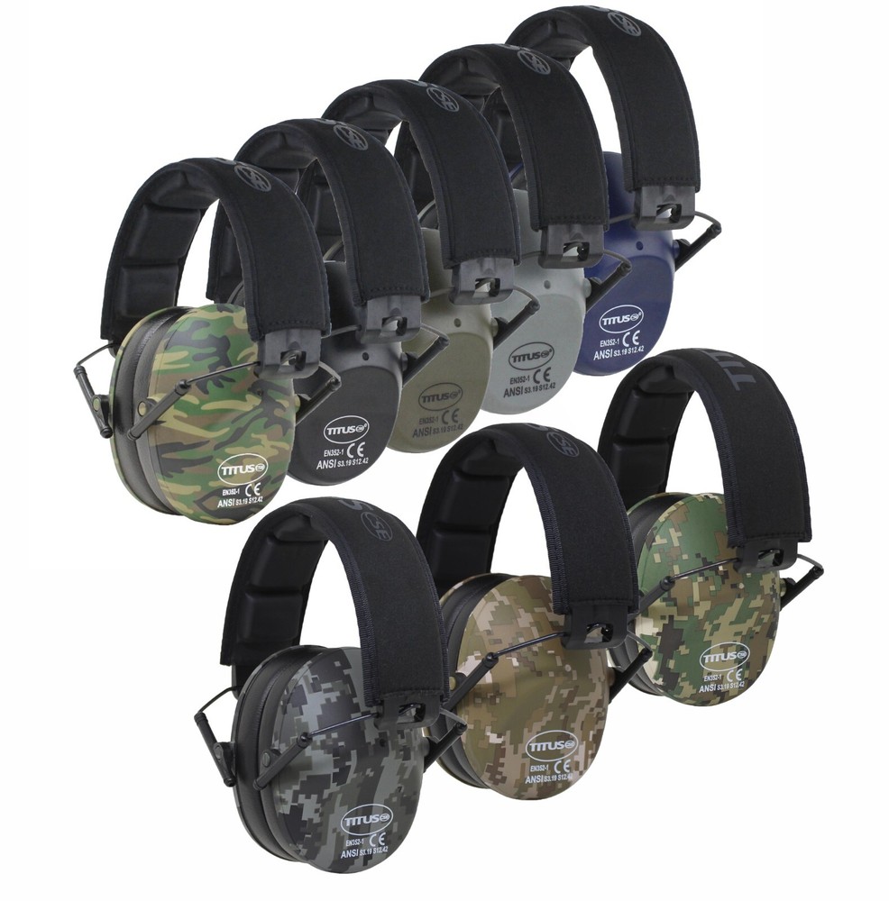 34 NRR SHOOTING FIRING GUN RANGE NOISE REDUCTION EAR MUFFS HEARING PROTECTION