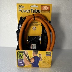 GoFit Power Tube Resistance Bands MEDIUM NIB Training Manual Included NEW Tool !