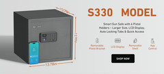 Smart Gun Safe (with/out Security Cable) – Biometric Pistol Safe for Handgun