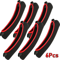 6Pcs Scope Cover Waterproof Neoprene Scope Covers Optics Len Cover 13×3.5&Prime; Black