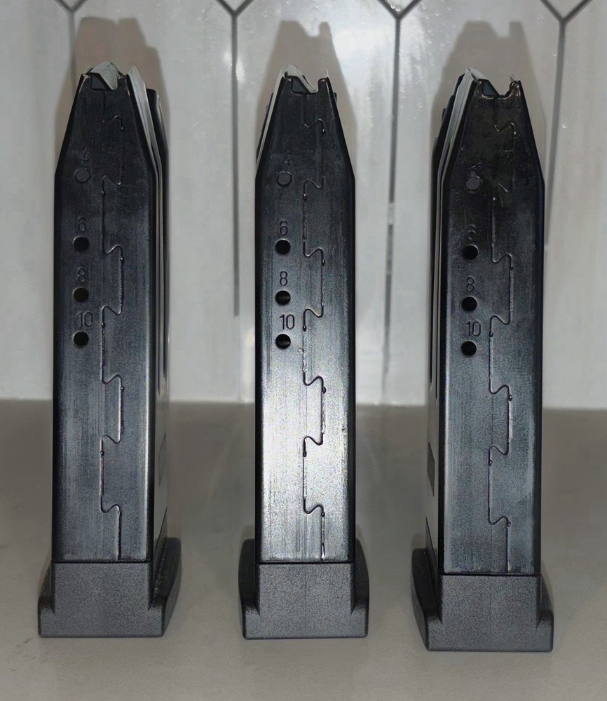 Lot of 3 HK VP9 10 Rd 9mm OEM Magazines Made In Germany