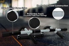 DOORWAY CHIN UP BAR PULL UP BAR SIT UP MULTI-FUNCTION HOME GYM