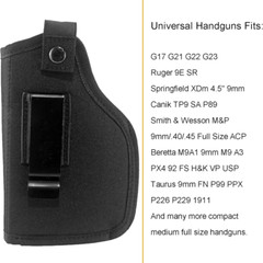 Concealed Carry Gun Holster Left/Right Hand IWB OWB Universal Holster Nylon Tool