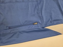 NIKE Cycling JERSEY Sz XL Bike Zip blue Gray Polyester Elastane Short Sleeve Men