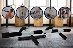 DOORWAY CHIN UP BAR PULL UP BAR SIT UP MULTI-FUNCTION HOME GYM