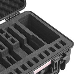 VEVOR Hard Pistol Cases with Pre-cut Lining Lockable Pistol Case for 6 Pistol