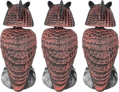 Realistic 10.6 Inch Owl Sculpture Set – Eco-Friendly Bird & Pest Repeller