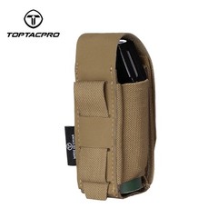 TOPTACPRO Tactical Flashbang Pouch Tool Bag Modular MOLLE Airsoft Bag Military