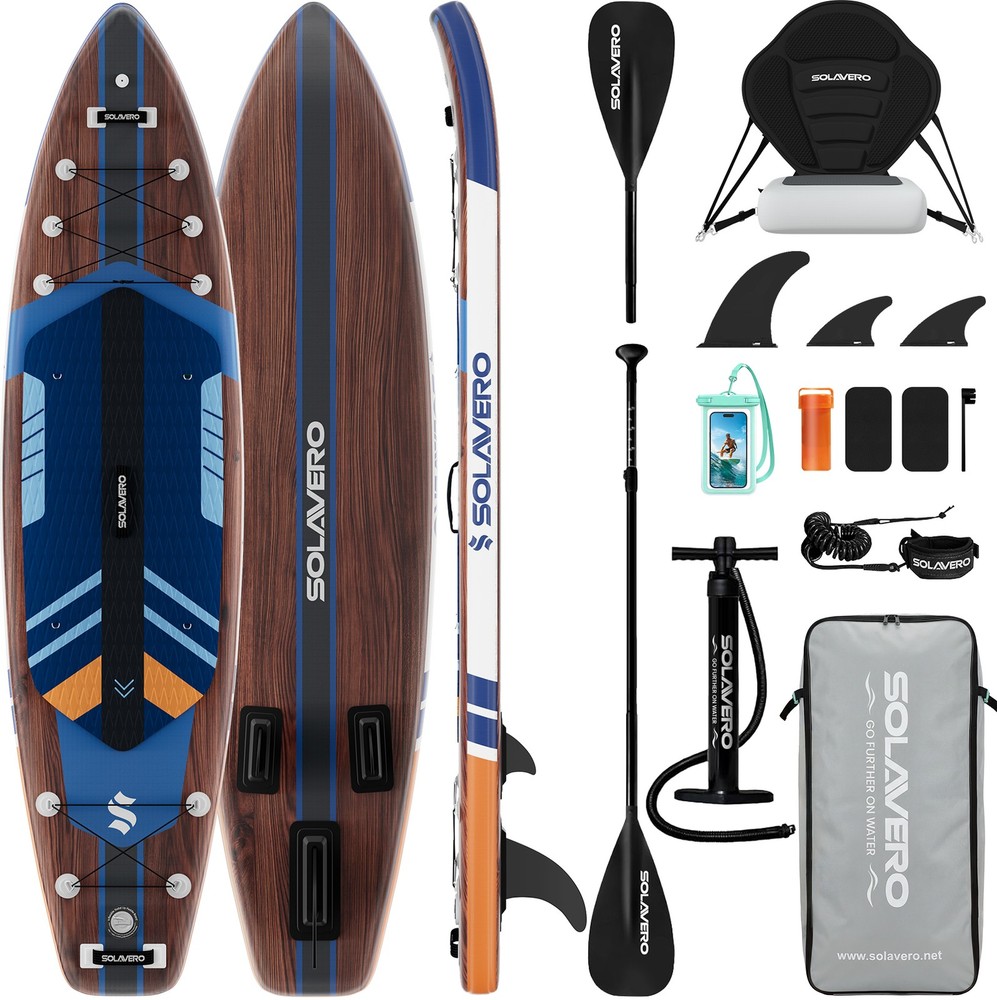 11&rsquo;6&Prime; x 35&Prime; Inflatable Stand Up Paddle Board with Seat, SUP Boards Accessories