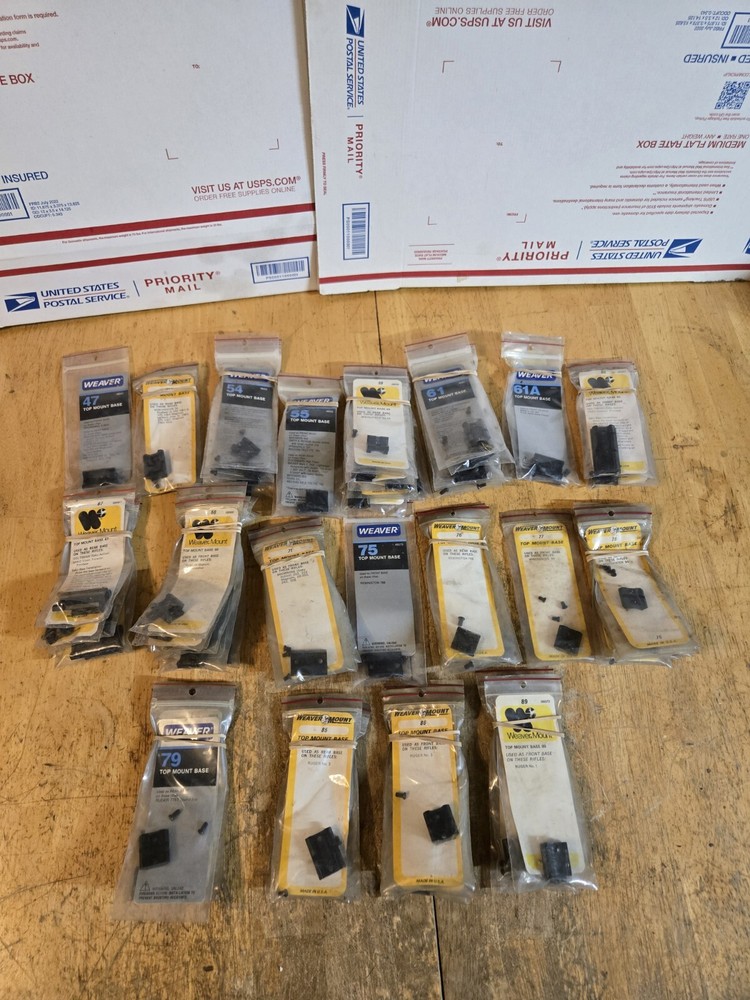 (1) weaver scope mount bases #47-89 (sold individually)