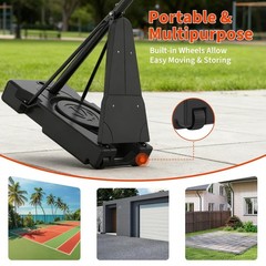 Basketball Hoop Outdoor W/ Portable 44&Prime;/52&Prime; Backboard Adjustable Basketball Goal