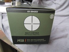 Bushnell R3 3-9x40mm Rimfire Riflescope w/ MULTI-X Reticle, Black #R3-3940S3