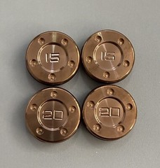1 Pair 15g or 20g Bronze Putter Weights Fits Titleist Scotty Cameron