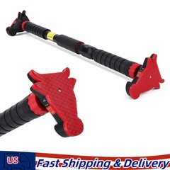 DOORWAY CHIN UP BAR PULL UP BAR EXERCISE 28&Prime;-36&Prime; DOORS SCREWLESS PRESS FIT