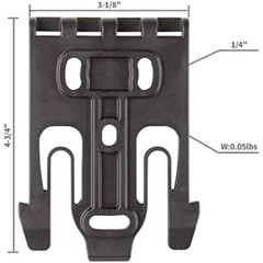 Fit Safariland Duty Holster Quick Locking System Kit with 2 QLS-19 & 2 QLS-22