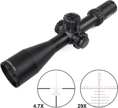 Sniper Scope 4.7-29X56 35mm Tube First Focal Plane Rifle Scope Long Range Scope