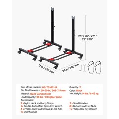 Uimoso Bike Stand 2-Pack Freestanding Rack with Vertical & Horizontal Storage