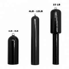 Deep Drop Weights Offshore Fishing Cod 2 Pack Sinkers Vinyl Coated USA Made