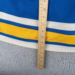St. Louis Blues Adidas Alternate NHL Jersey Blue Size 50 With Fighting Strap