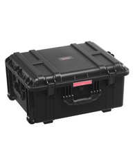 3.5 Cu.ft Weatherproof Hard Case Rolling Wheels & Retractable Handle Black
