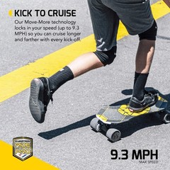 SwagTron Swagskate Ng-3 Electric Skateboard for Kids – Black/Yellow 63866-2