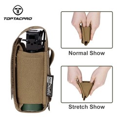 TOPTACPRO Tactical Flashbang Pouch Tool Bag Modular MOLLE Airsoft Bag Military