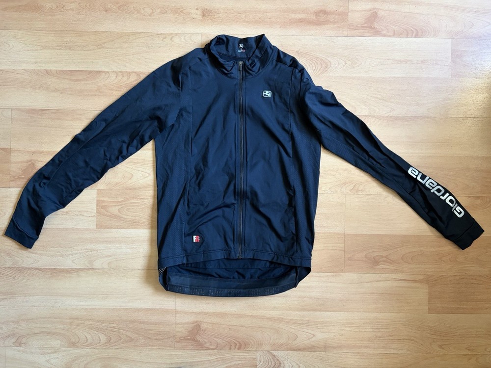Giordana Long Sleeve Jersey Men’s Small Cycling Jersey Black