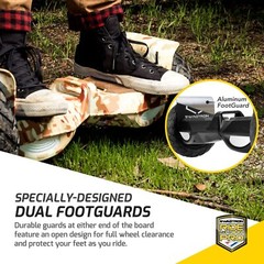 Swagtron T6 Off Road 10&Prime; Hoverboard Bluetooth 12 Mph 600W 420 lb Weight Limit UL