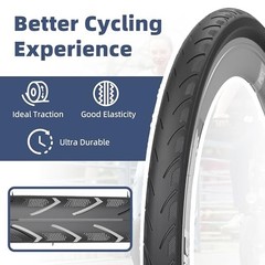 20 x 1 3/8 inch Bike Tire 20 Inch Bike Tire 20 x 1-3/8 /2 Tires+2 Levers